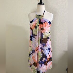 1.‎ State Mini Halter Floral Dress